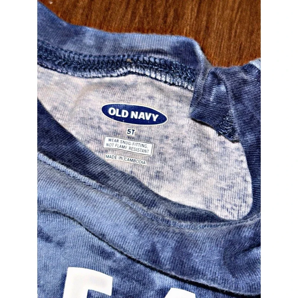 Old Navy Boys 5T Dream Team Tie Dye Pajama Set